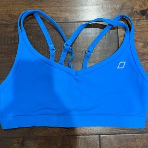Lorna Jane sports bra in size small color blue